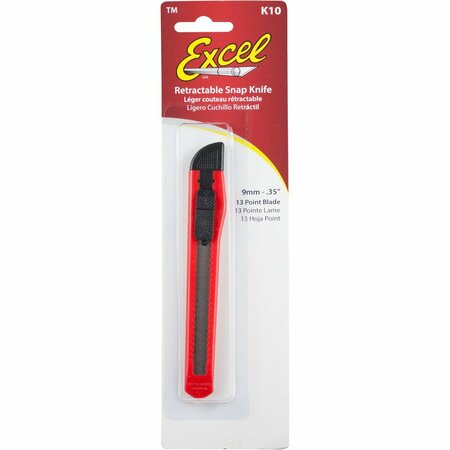 EXCEL K10 Light Duty Plastic Snap Blade Knife - E16010